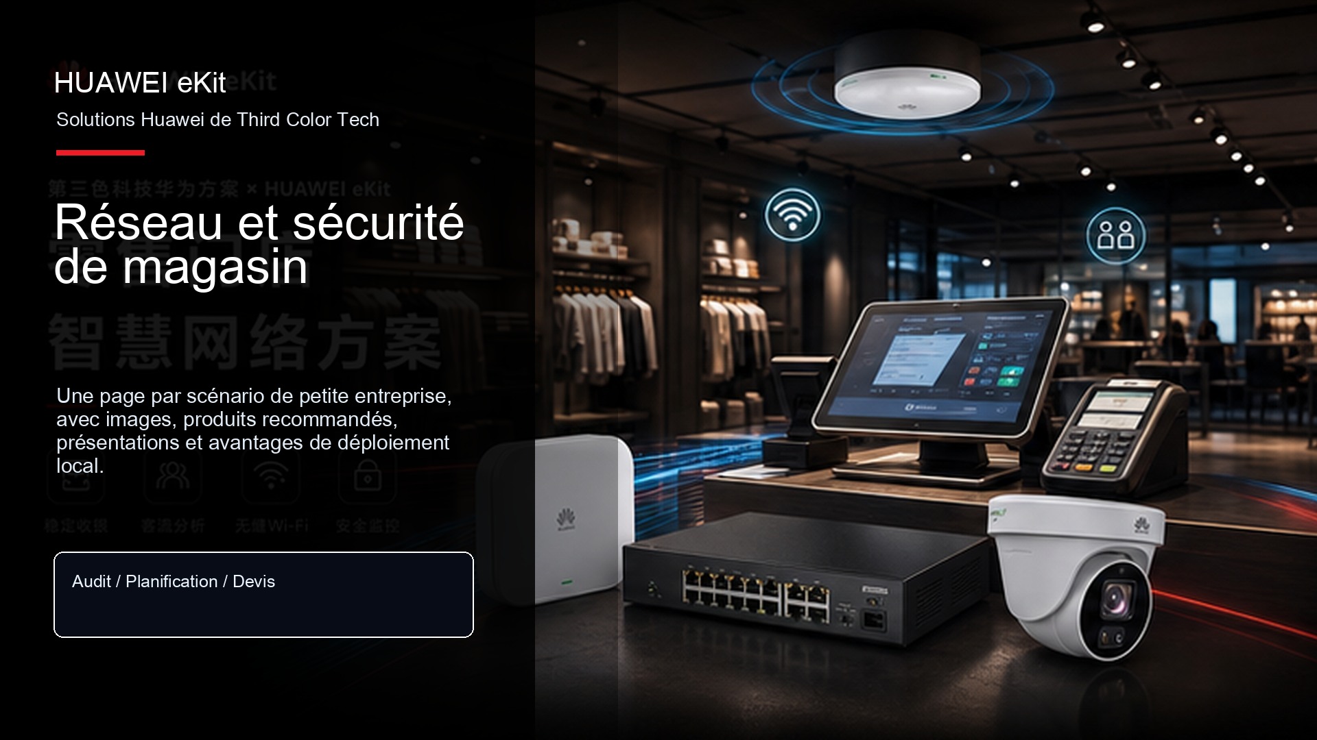 Réseau et sécurité de magasin