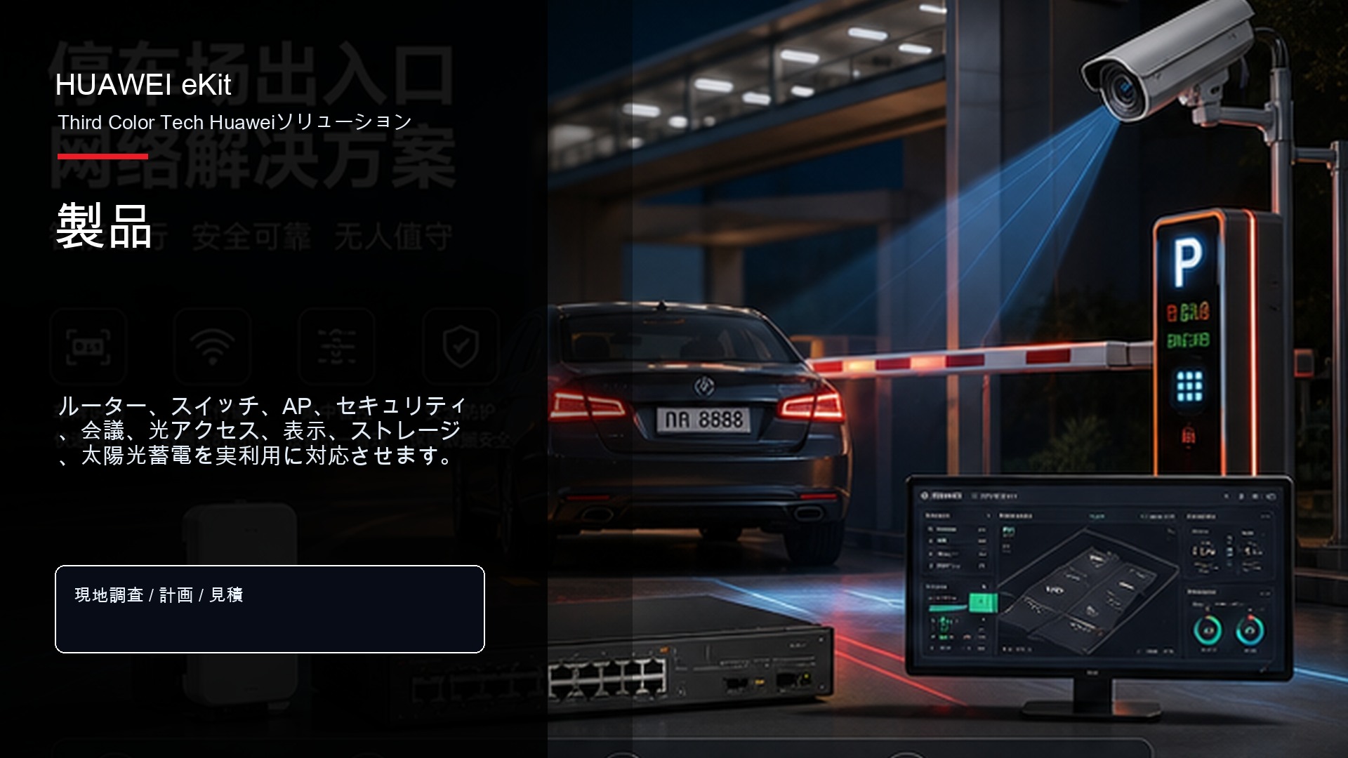 Huawei eKit 製品シナリオマトリクス