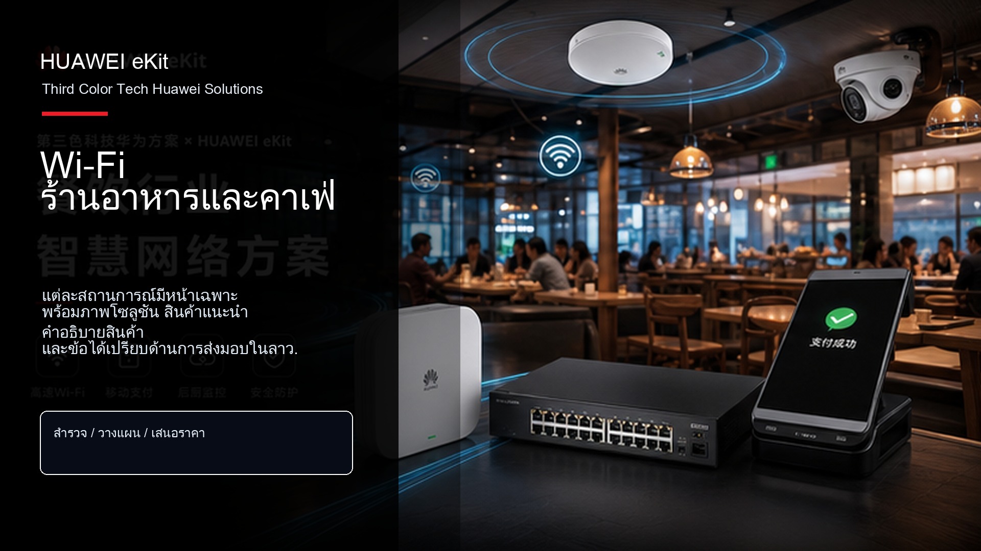 Wi-Fi ร้านอาหารและคาเฟ่